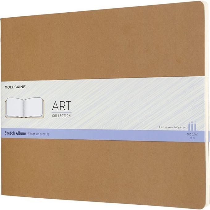 MOLESKINE Art Cahier Sketch Album Large — блокнот для рисования, A4, без линовки, бежевый ARTSKA7P3