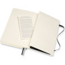 Блокнот MOLESKINE Classic Soft Expended Large, клетка, чёрный QP617EXP